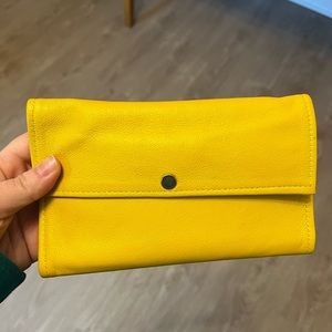 Handmade leather wallet, 4.75”x7” NWOT